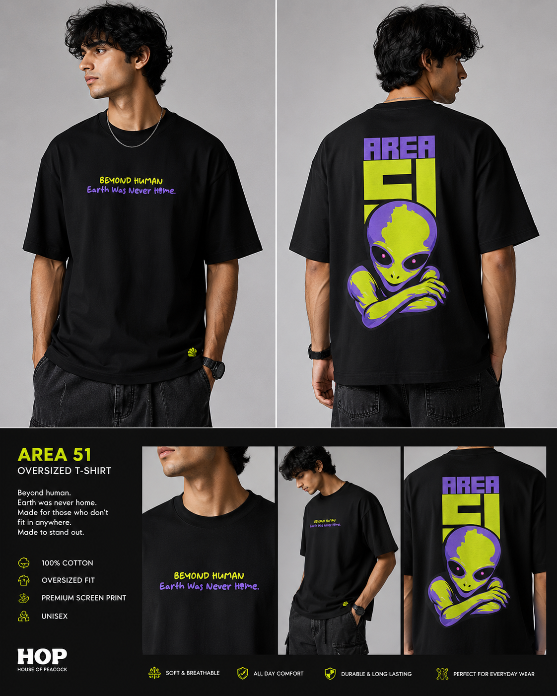 Area 51 Oversized T-Shirt