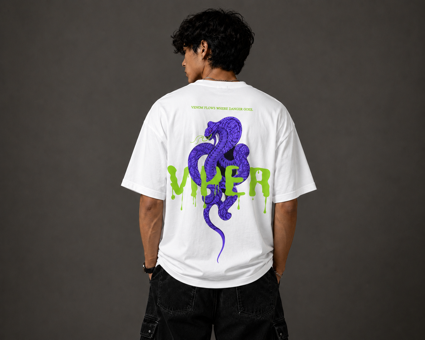 HOP Serpent Venom Oversized Tee