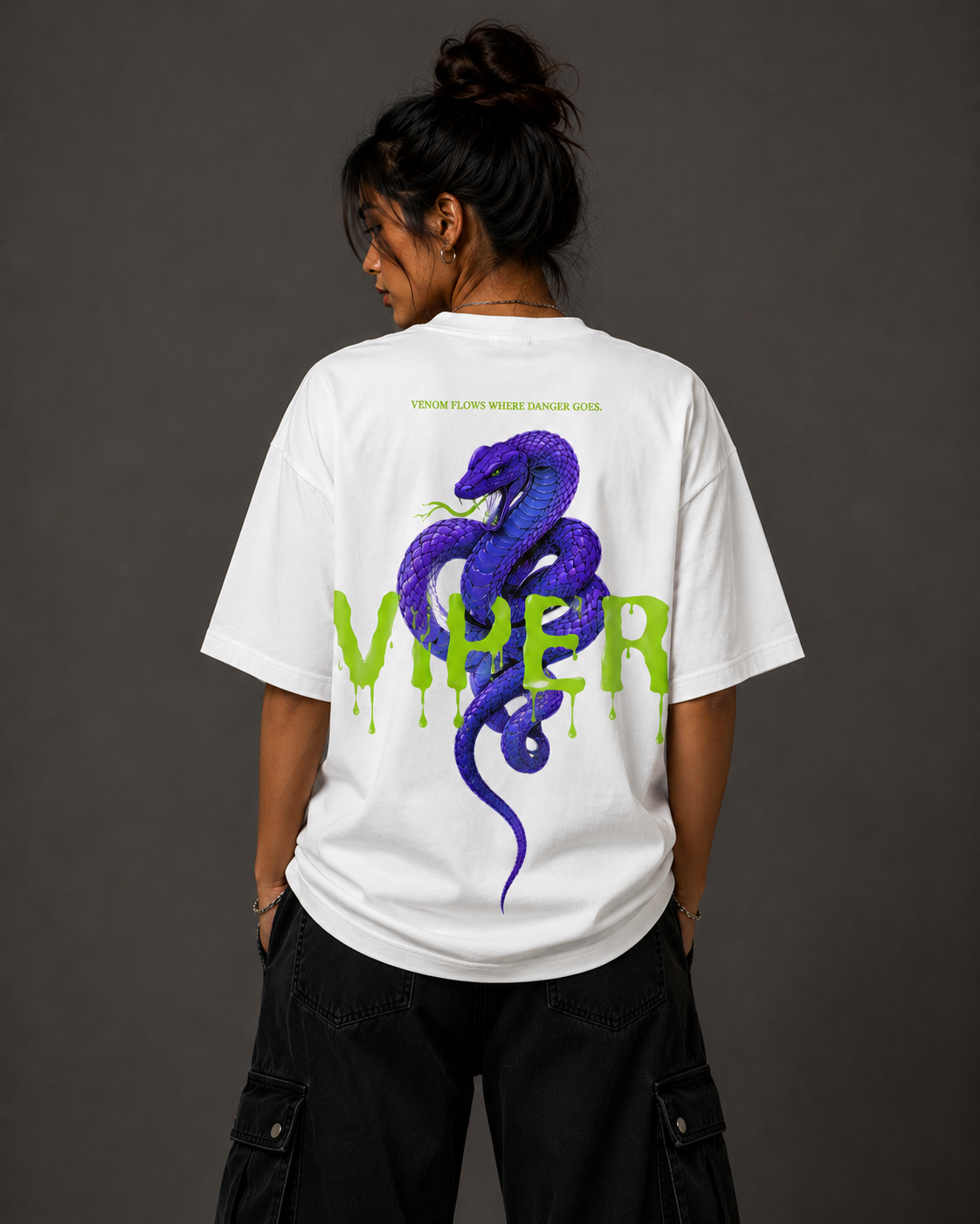 HOP Serpent Venom Oversized Tee