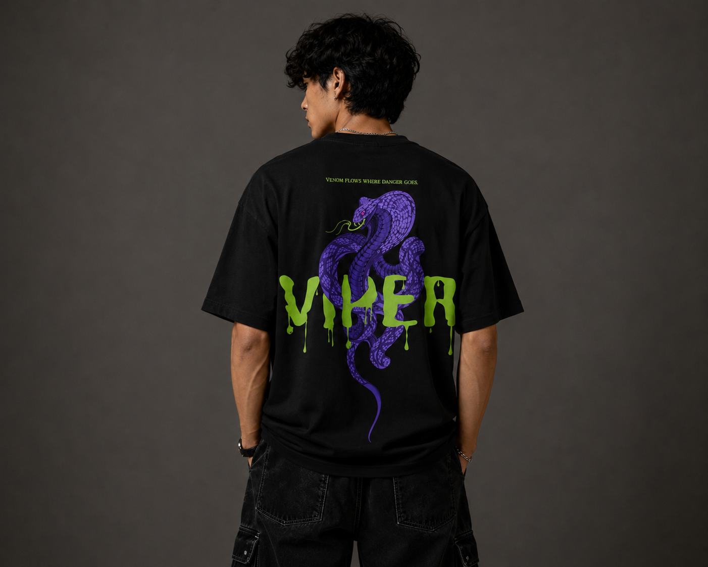 HOP Serpent Venom Oversized Tee