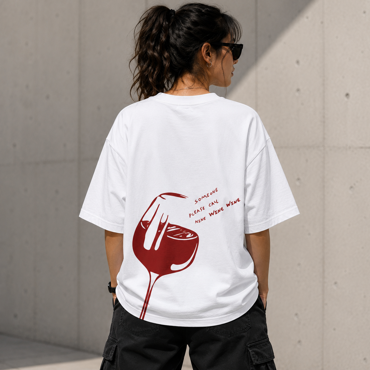 HOP Wine Not? Oversized T-Shirt