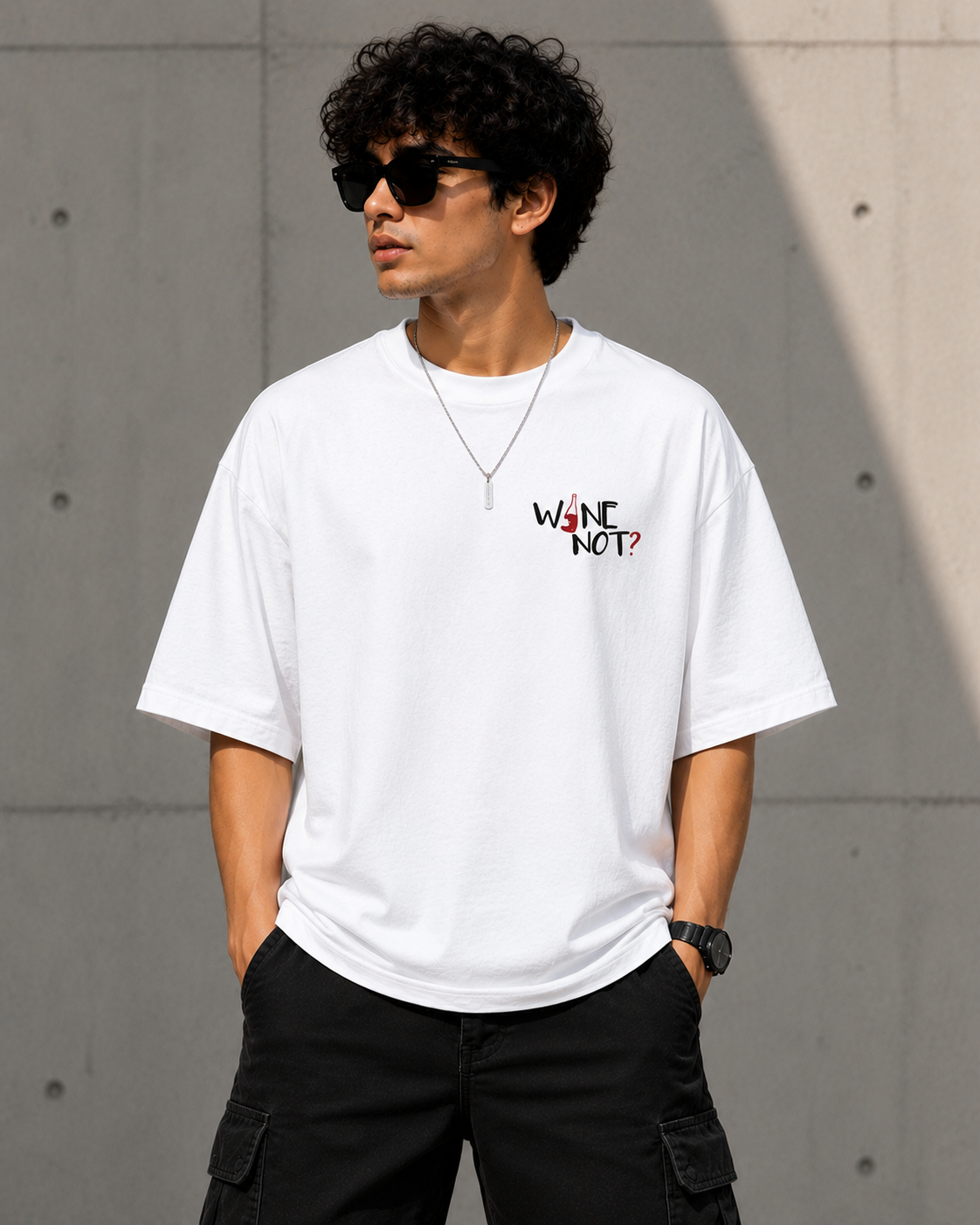 HOP Wine Not? Oversized T-Shirt
