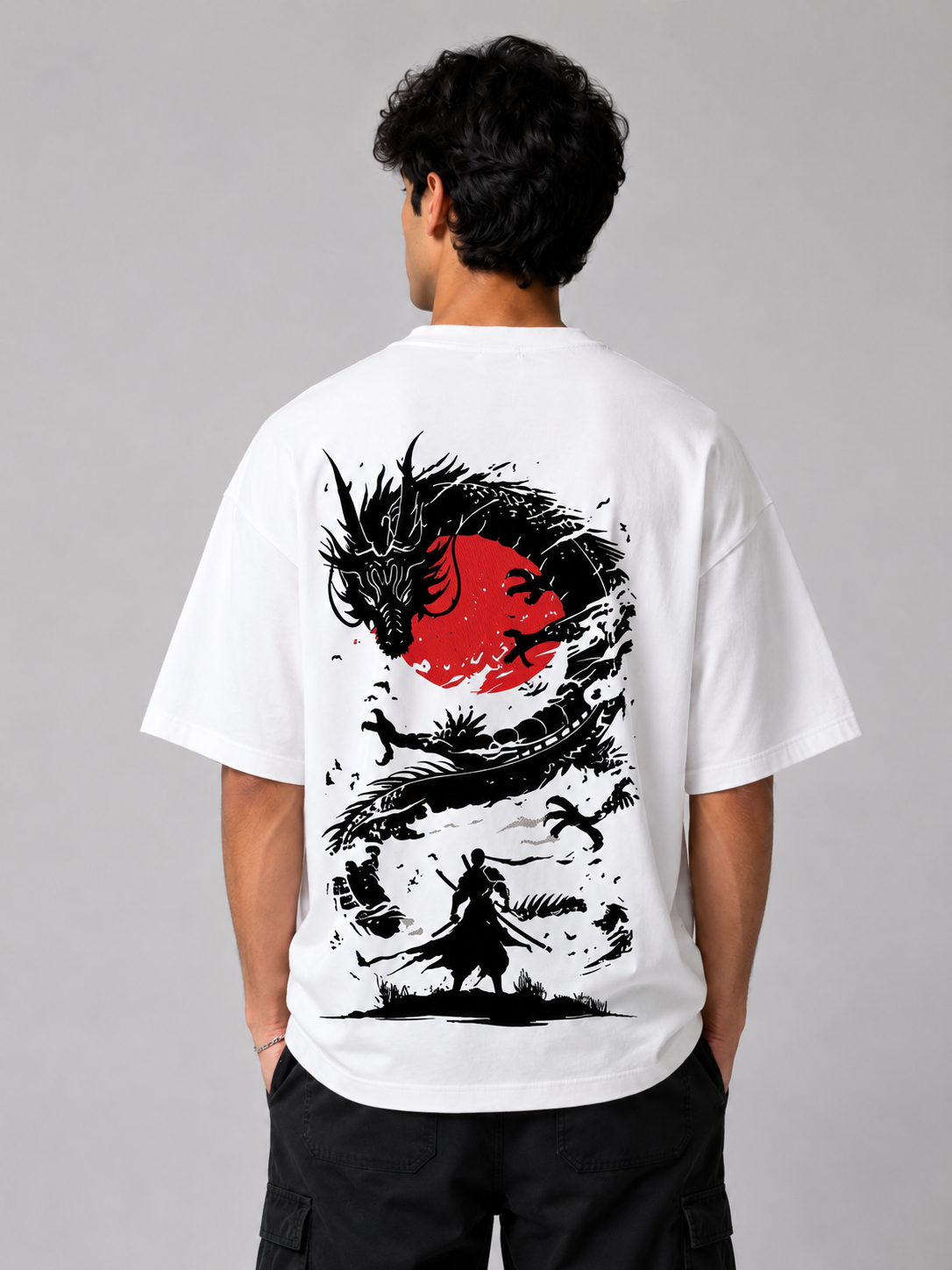 Dragon Eclipse Oversized T-Shirt –