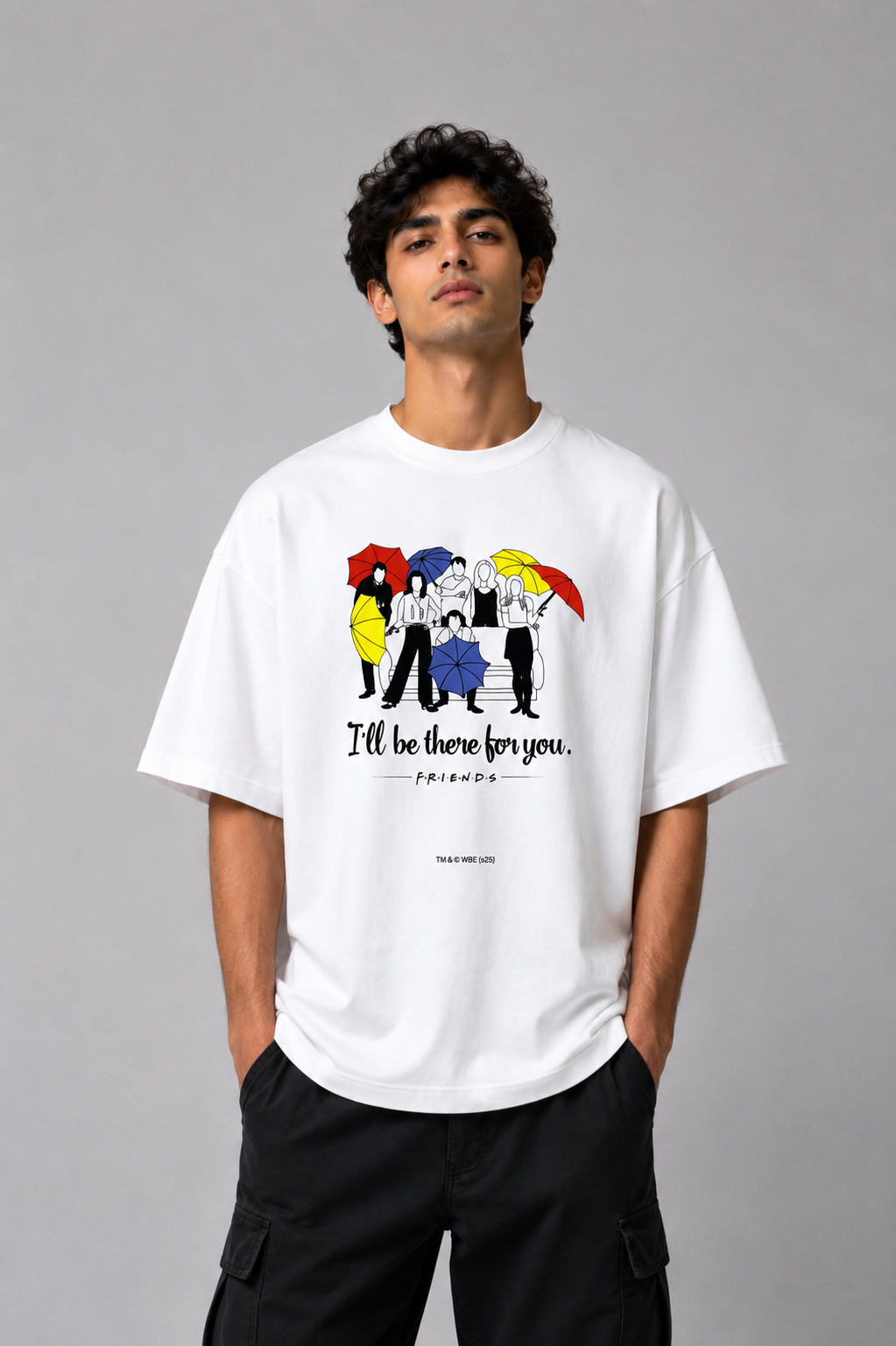 Friends "I'll Be There For You" Oversized Graphic T-Shirt