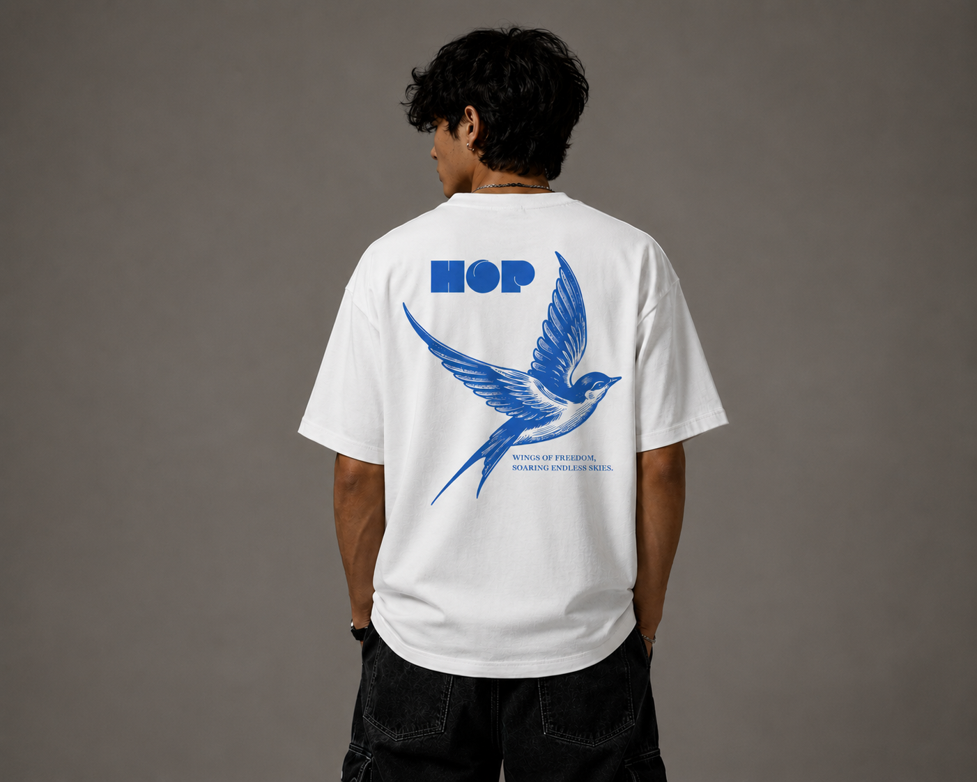 HOP – Wings of Freedom Oversized Tee