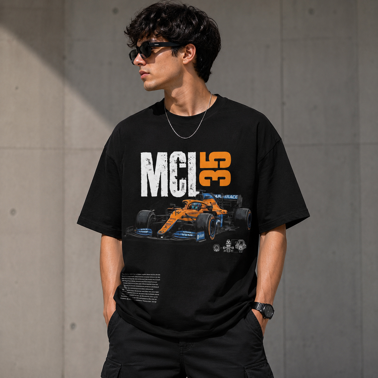 HOP MCL35 Racing Oversized T-Shirt
