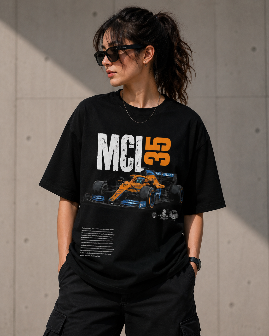 HOP MCL35 Racing Oversized T-Shirt