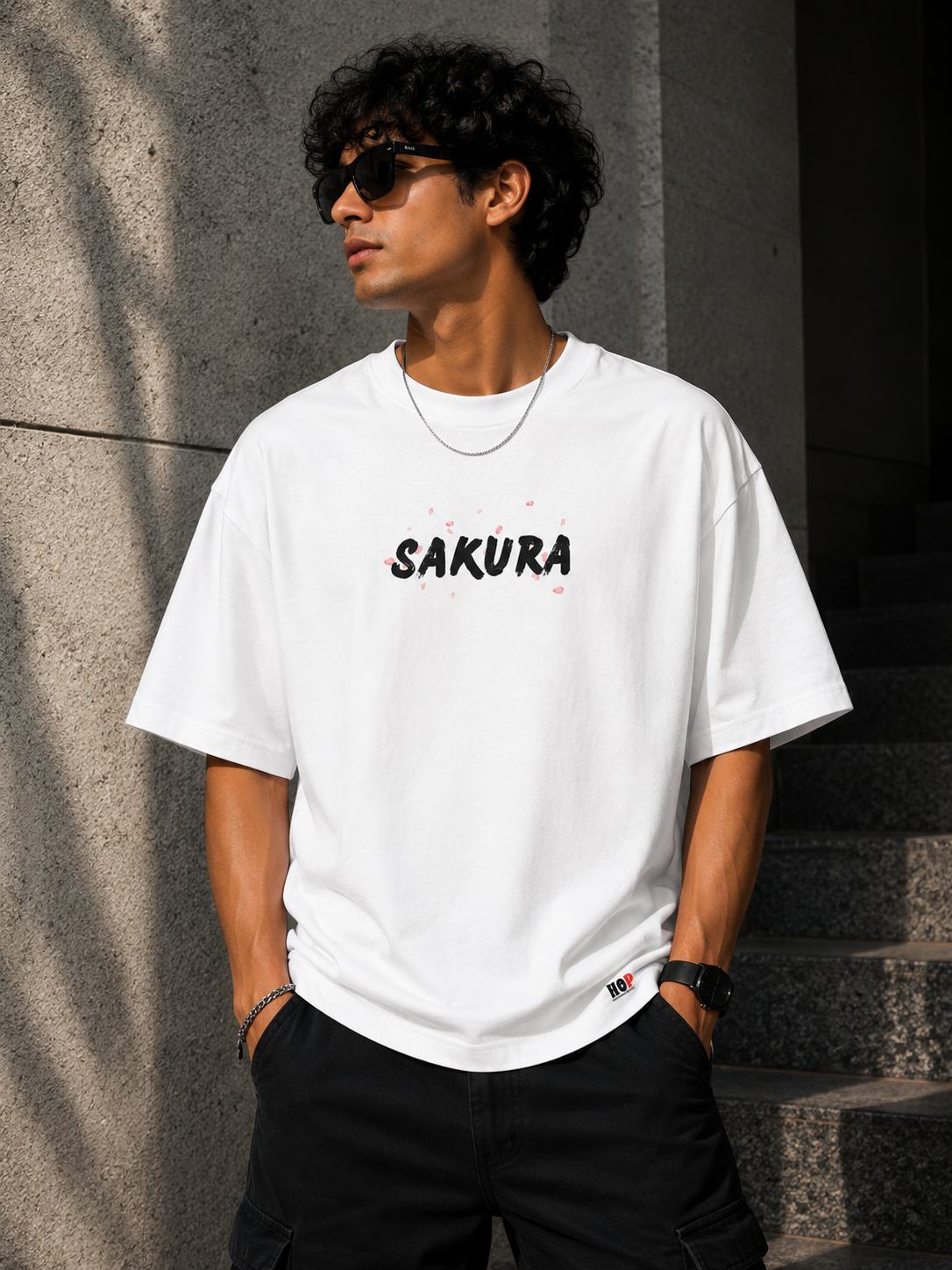 HOP Sakura Oversized Tee