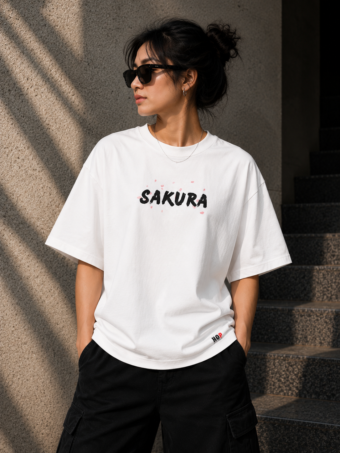HOP Sakura Oversized Tee
