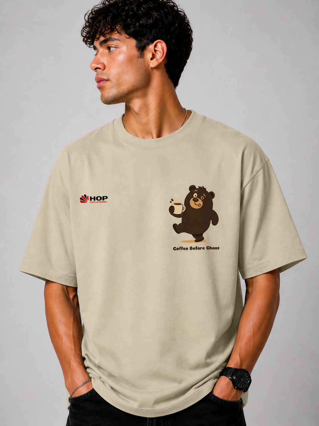 HOP oversized comfort tee 