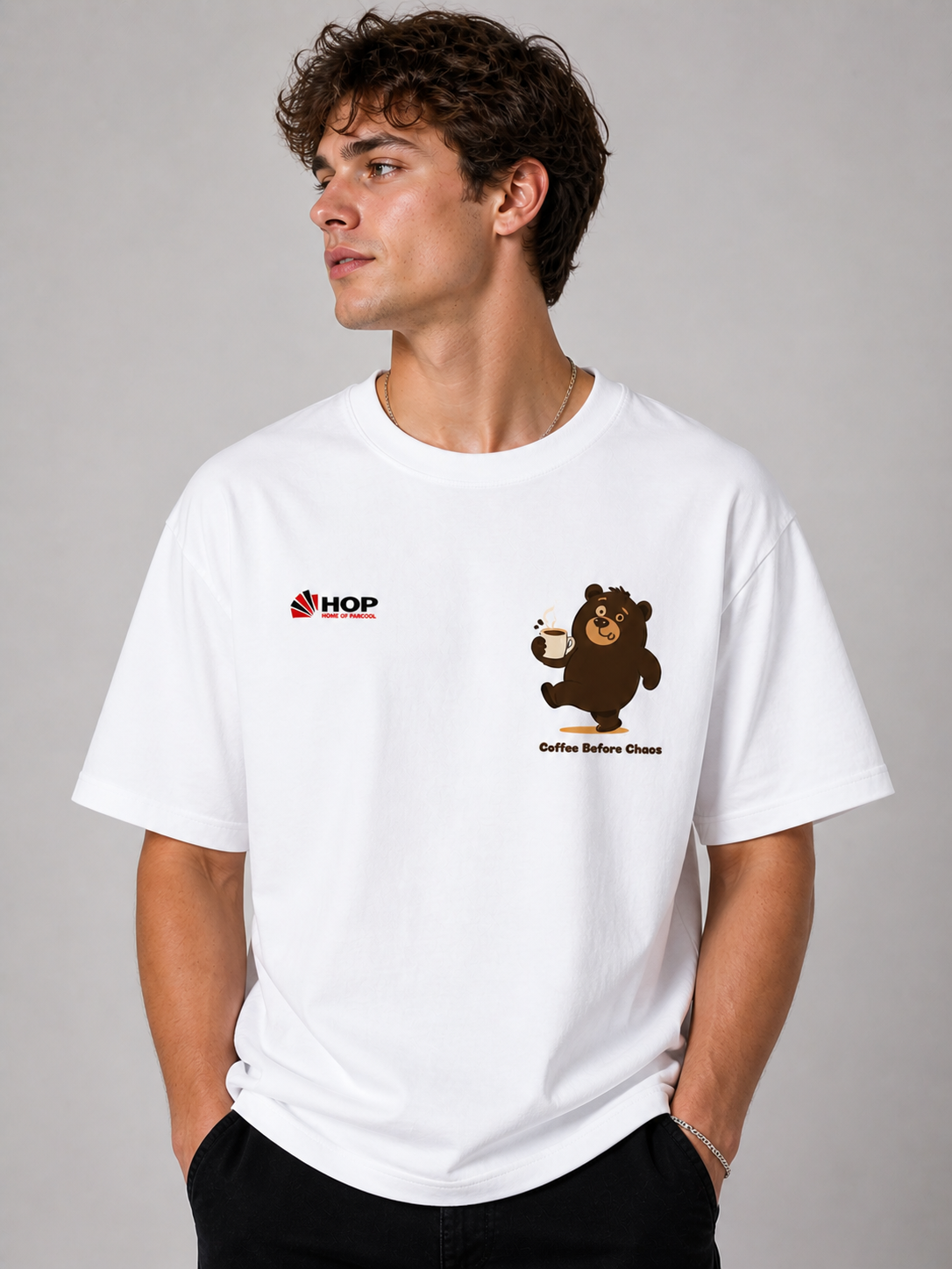 HOP oversized comfort tee