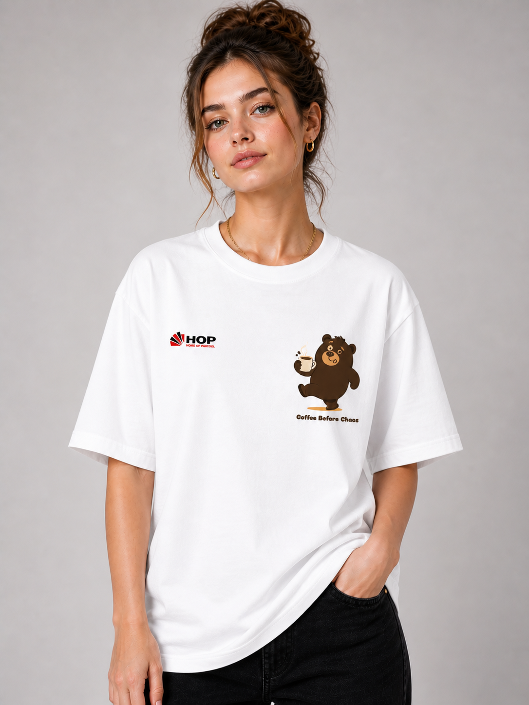 HOP oversized comfort tee 