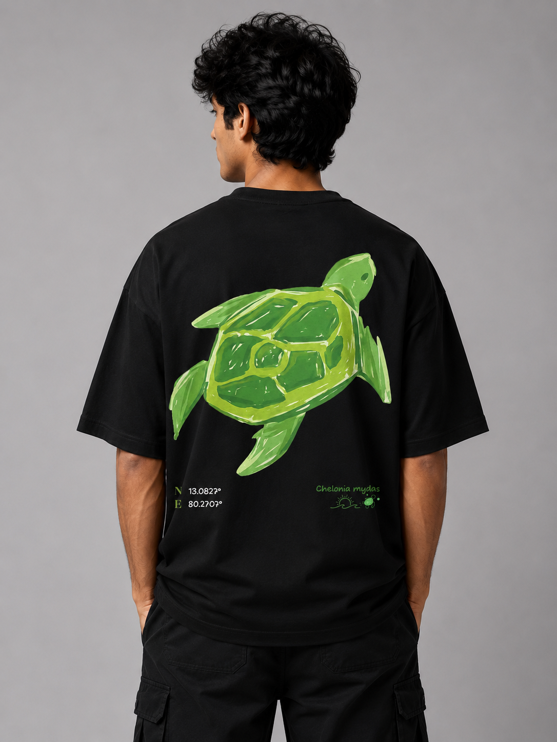 HOP Sea Turtle Oversized Tee