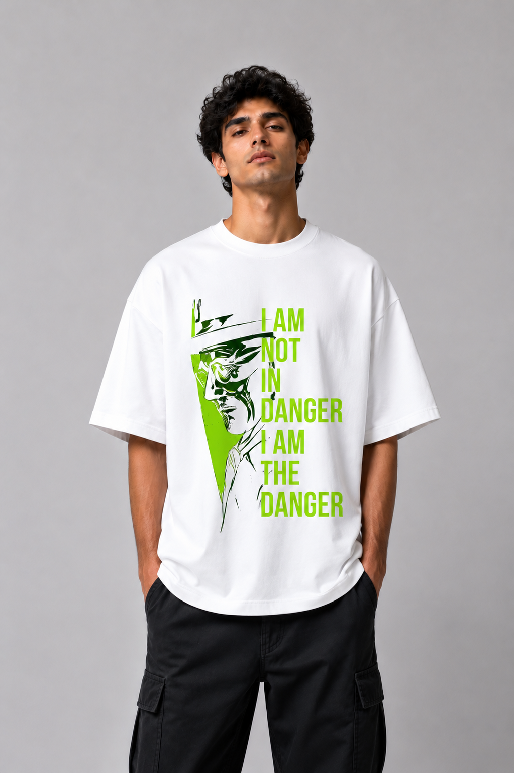I Am The Danger Oversized Graphic T-Shirt