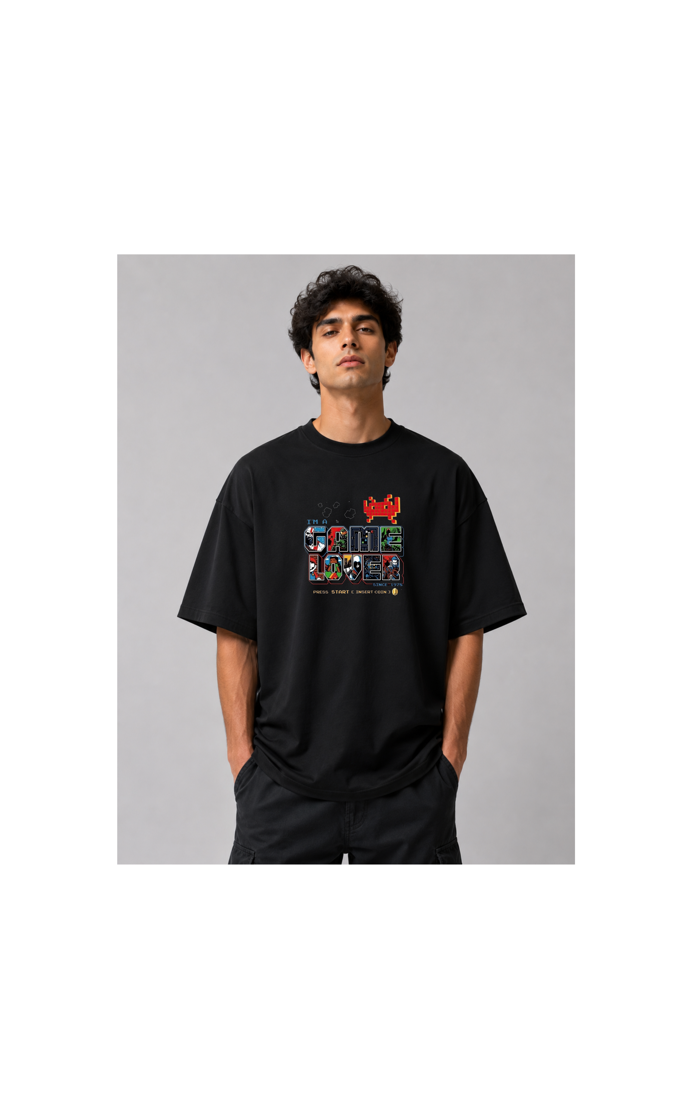 Retro Gamer Oversized T-Shirt