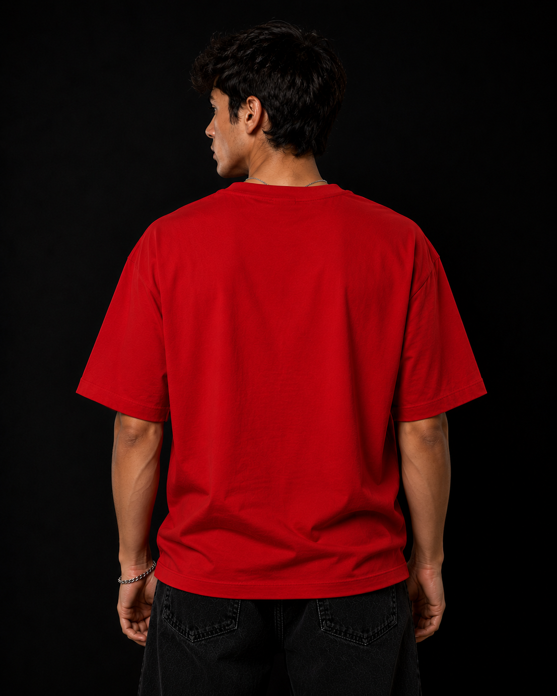 Tony Stark Industries Oversized T-Shirt- Red